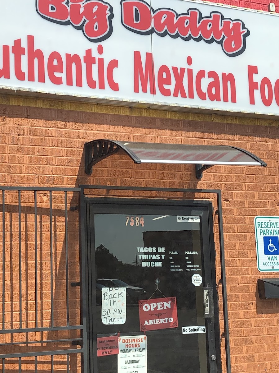 Big Daddy Mexican Food